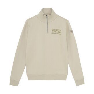 Indian Blue Jeans Winter sweater jongens - zand - rits/print