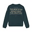 Indian Blue Jeans Winter sweater jongens - groen - loose fit/backprint