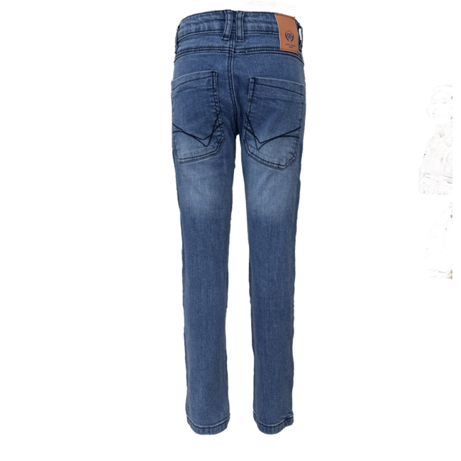 Dutch Dream denim winter jeans broek jongens - blauw - slim fit - Furaha