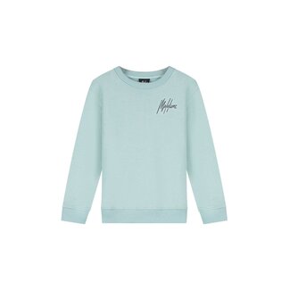 Malelions winter sweater jongens - blauw/grijs - signature, gestreept