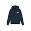 Malelions winter hoodie jongens - navy blauw/geel - splash