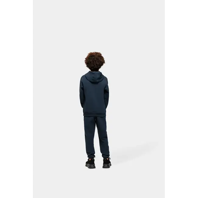 Malelions winter hoodie jongens - navy blauw/geel - counter