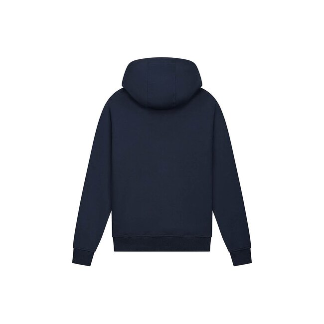 Malelions winter hoodie jongens - navy blauw/geel - counter