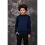 Malelions winter sweater jongens - navy blauw - gebreid, zak