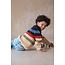 Like Flo winter sweater jongens - beige - Donin - gestreept - gebreid
