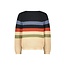 Like Flo winter sweater jongens - beige - Donin - gestreept - gebreid