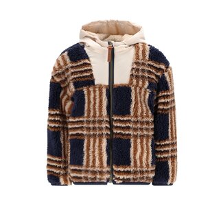 Like Flo winter vest jongens - navy blauw - Dillan - capuchon - teddy