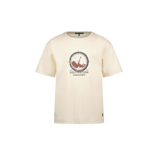 Like Flo winter slub jersey t-shirt jongens - wit  - Eagle
