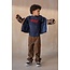 Like Flo winter slub jersey t-shirt jongens -navy blauw - Eagle