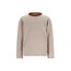 Like Flo winter t-shirt jongens - bruin - Dover - gestreept/longsleeve
