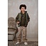 Like Flo winter twill cargo broek jongens - groen - Frankys
