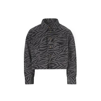 Like Flo winter overshirt meisjes teens - grijs - Cassy - kort - grote zakken