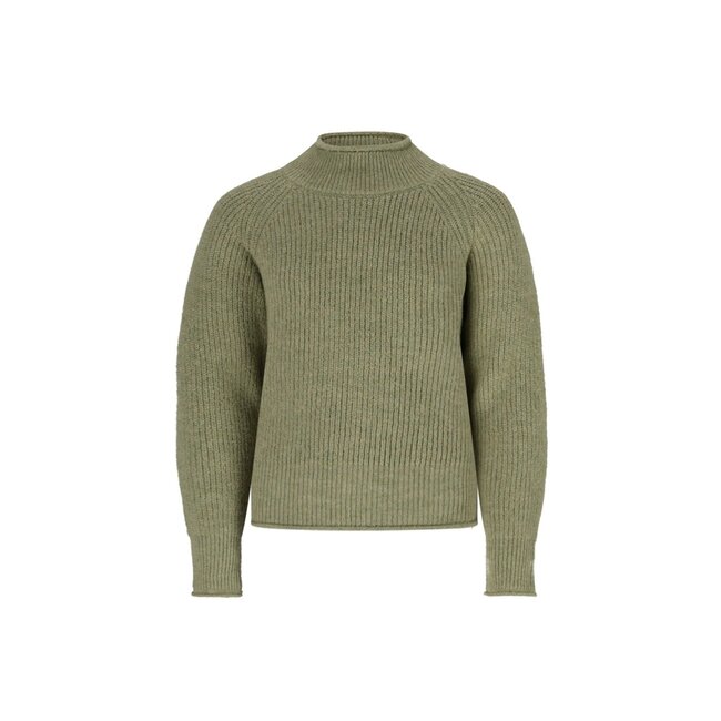 Like Flo winter sweater meisjes teens - groen - Daisy - kort - gebreid