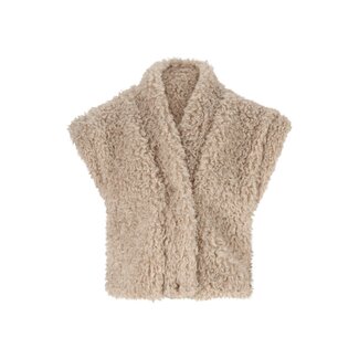 Like Flo winter sweater meisjes teens - beige - Djo - fur