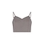 Like Flo winter crop top meisjes teens - grijs - Emille - gestreept