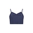 Like Flo winter crop top meisjes teens - vany blauw - Emille - gestreept