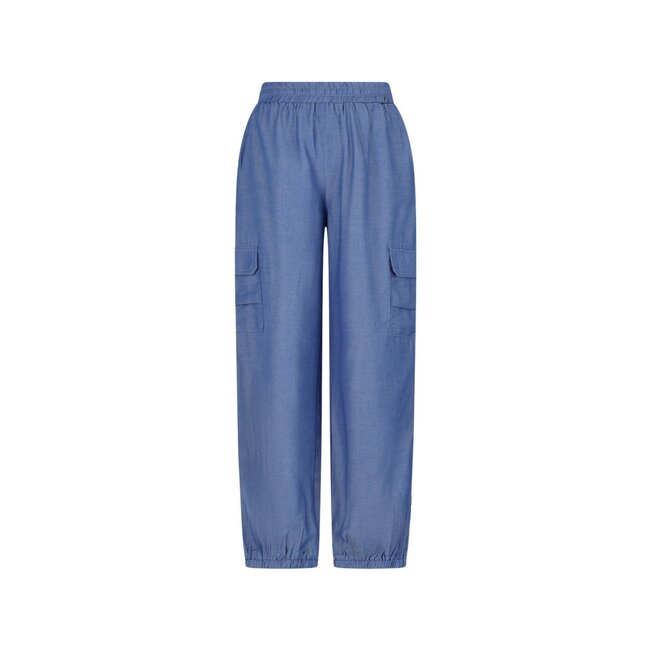 Like Flo winter parachute broek meisjes teens - blauw - Flevy - elastiek