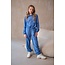Like Flo winter parachute broek meisjes teens - blauw - Flevy - elastiek