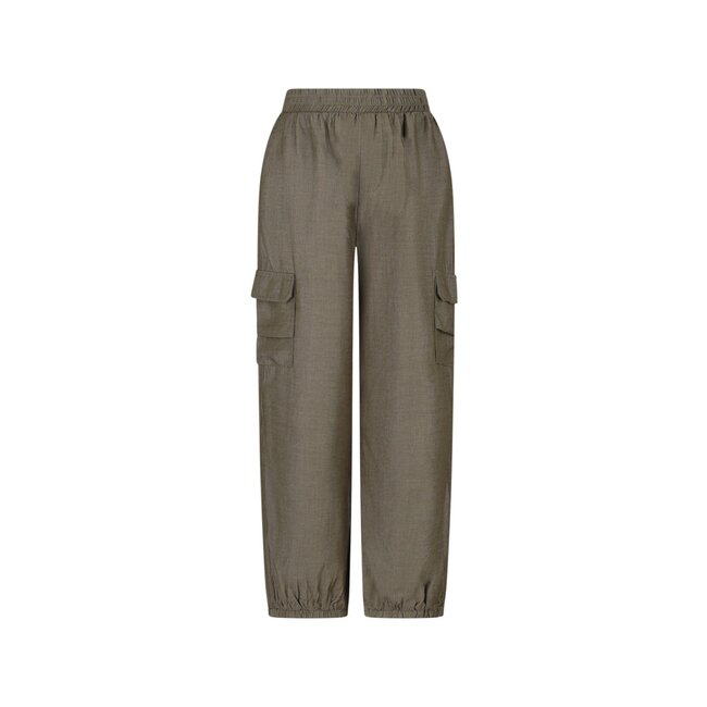 Like Flo winter parachute broek meisjes teens - groen - Flevy - elastiek