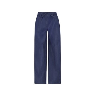 Like Flo winter wideleg broek meisjes teens - navy blauw - Filly - pinstripe