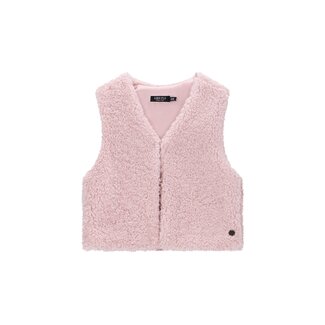 Like Flo winter gilet meisjes - roze - Diam - fur