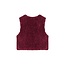 Like Flo winter gilet meisjes - rood - Diam - fur