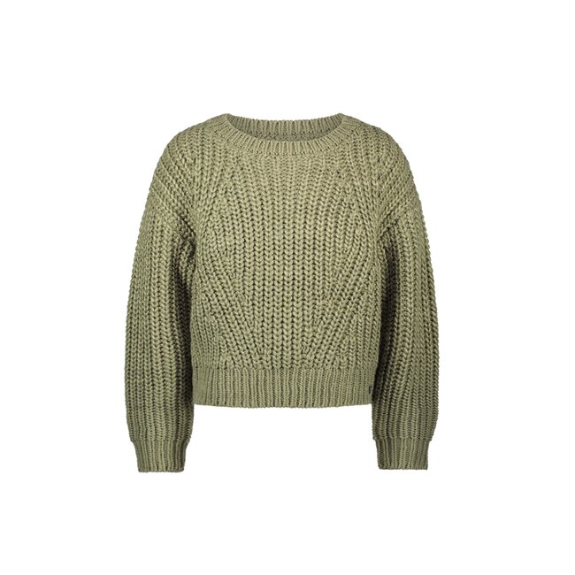 Like Flo winter sweater meisjes - groen - Djuna - gebreid