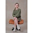 Like Flo winter sweater meisjes - groen - Djuna - gebreid