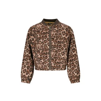 Like Flo winter vest meisjes - bruin - Diala - ritssluiting