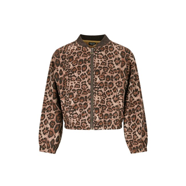 Like Flo winter vest meisjes - bruin - Diala - ritssluiting