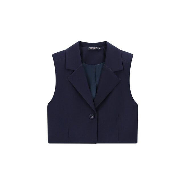 Like Flo winter gilet meisjes - navy blauw - Demi