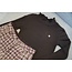 Like Flo winter t-shirt meisjes - bruin - Eef - rib - col