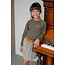 Like Flo winter jersey blouse meisjes - groen - Eli - jacquard