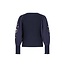 Like Flo winter top meisjes - navy blauw - Eloise - rib - ballonmouwen