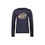 Like Flo winter jersey t-shirt meisjes - navy blauw - Emy - print/longsleeve