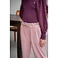 Like Flo winter corduroy wide leg broek meisjes - roze - Finn - riemlussen