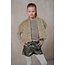 Like Flo winter nep leren short meisjes - groen - Fay-Linn - schelpenriem