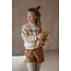 Like Flo winter nep leren short meisjes - bruin - Fay-Linn - schelpenriem