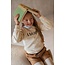 Like Flo winter nep leren short meisjes - bruin - Fay-Linn - schelpenriem