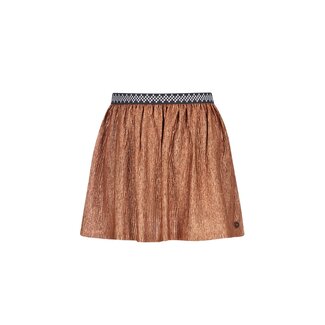 Like Flo winter rok meisjes - bruin/rood - Holly - metallic