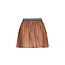 Like Flo winter rok meisjes - bruin/rood - Holly - metallic