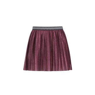 Like Flo winter plisse rok meisjes - rood - Solly - glitter