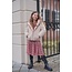 Like Flo winter mesh midi jurk meisjes - roze - Mae - AOP