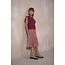 Like Flo winter mesh midi jurk meisjes - roze - Mae - AOP