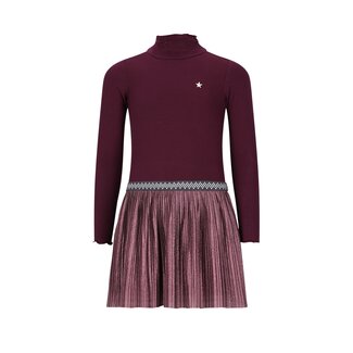 Like Flo winter jurk meisjes - rood - Miley - glitter rok