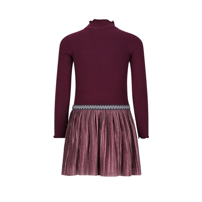 Like Flo winter jurk meisjes - rood - Miley - glitter rok