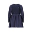 Like Flo winter jurk meisjes - navy blauw - Maya - geweven - ballonmouwen - rib
