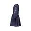 Like Flo winter jurk meisjes - navy blauw - Maya - geweven - ballonmouwen - rib