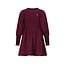 Like Flo winter jurk meisjes - rood - Maya - geweven - ballonmouwen - rib