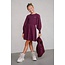 Like Flo winter jurk meisjes - rood - Maya - geweven - ballonmouwen - rib